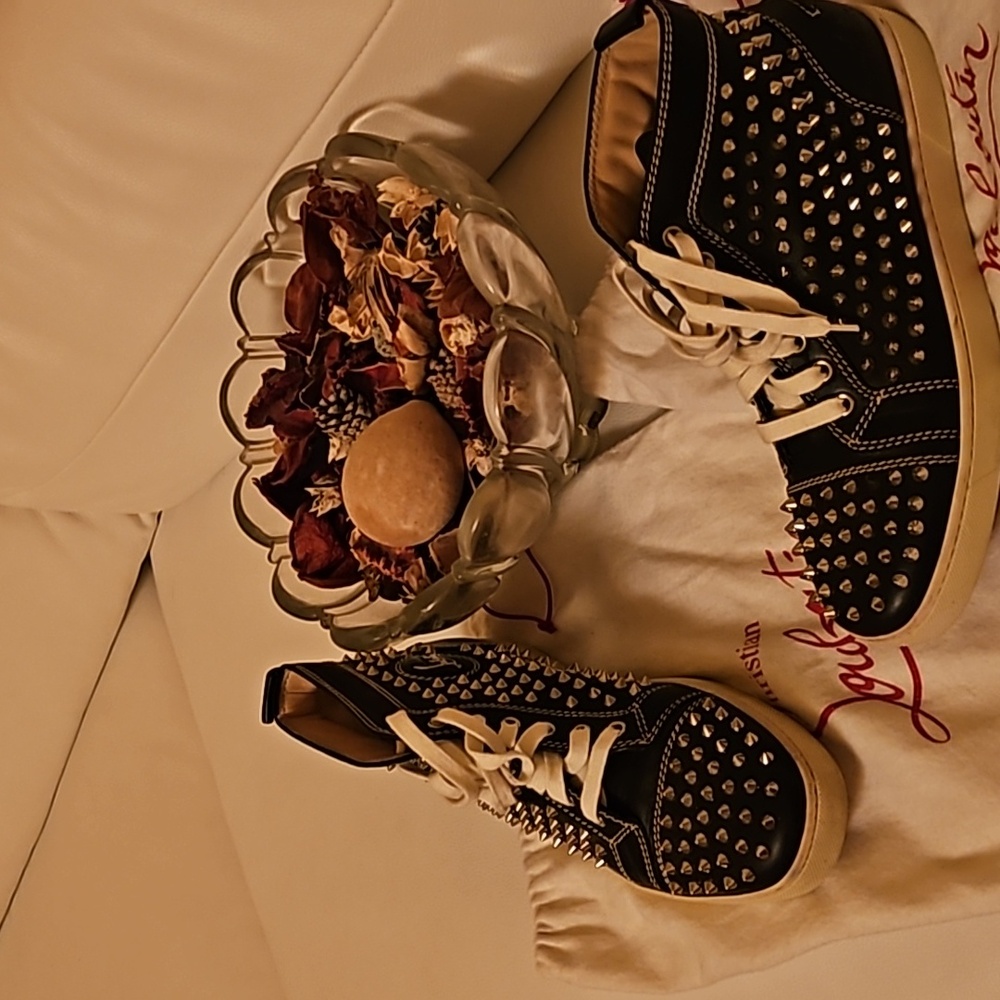 Christian Louboutin spiked sneakers